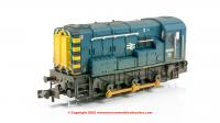 371-015DSF Graham Farish Class 08 Diesel Shunter number 08 818 in BR Blue livery - weathered